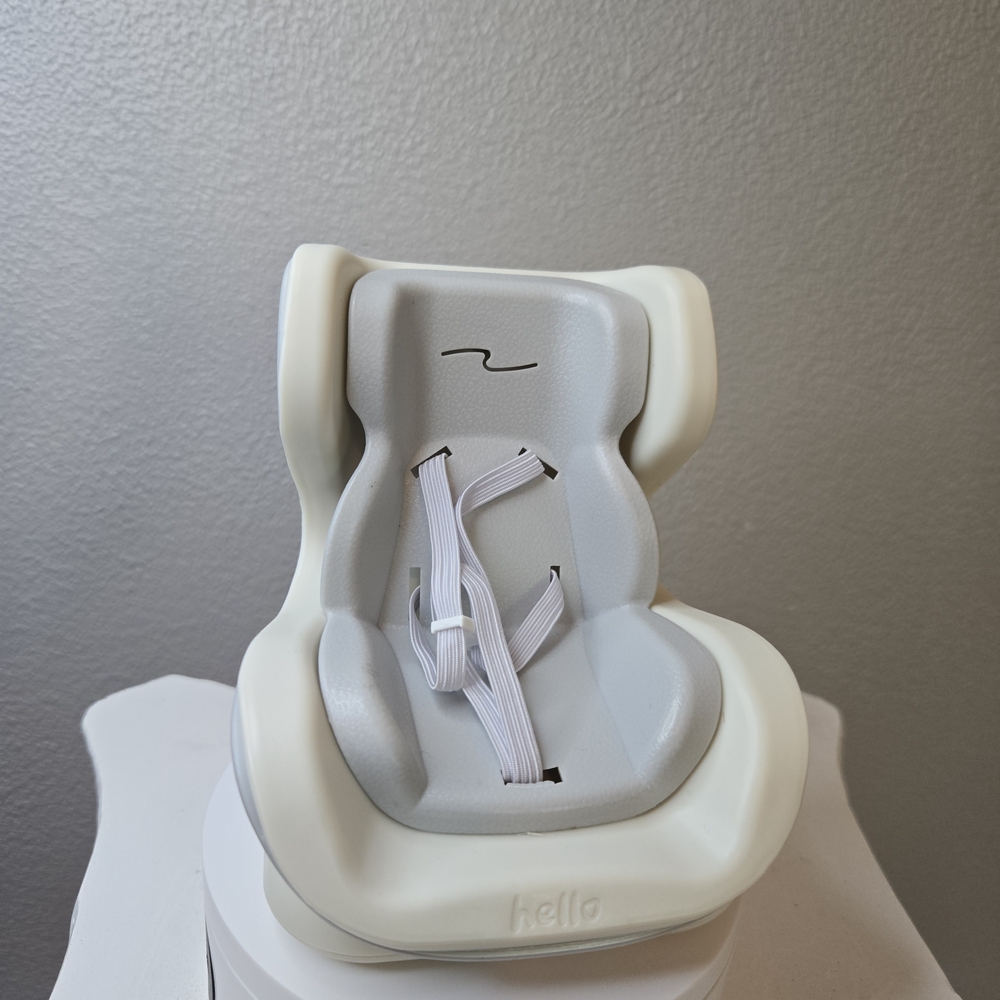 Car Seat For Labubu Cream and Gray